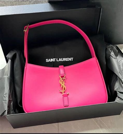 hot pink ysl bag|YSL pink pouch.